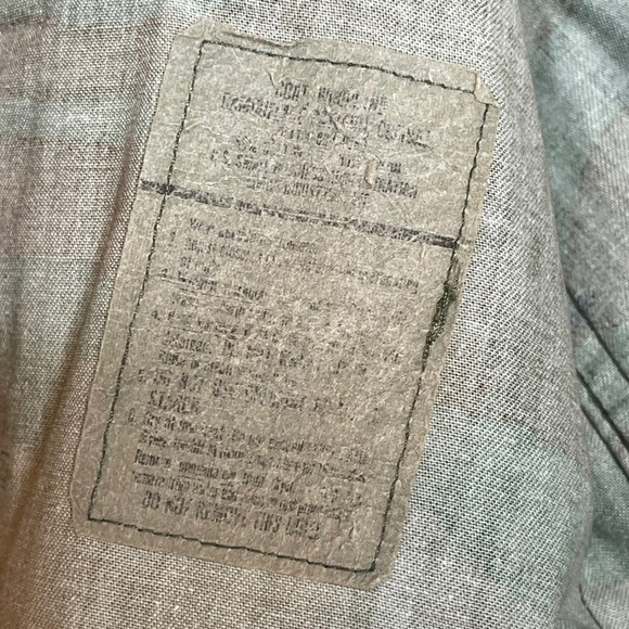 Vintage 1970s US Army Woodland Camo BDU Jacket Pants Set Mens USGI ECWCS -SMALL - Picture 6 of 13